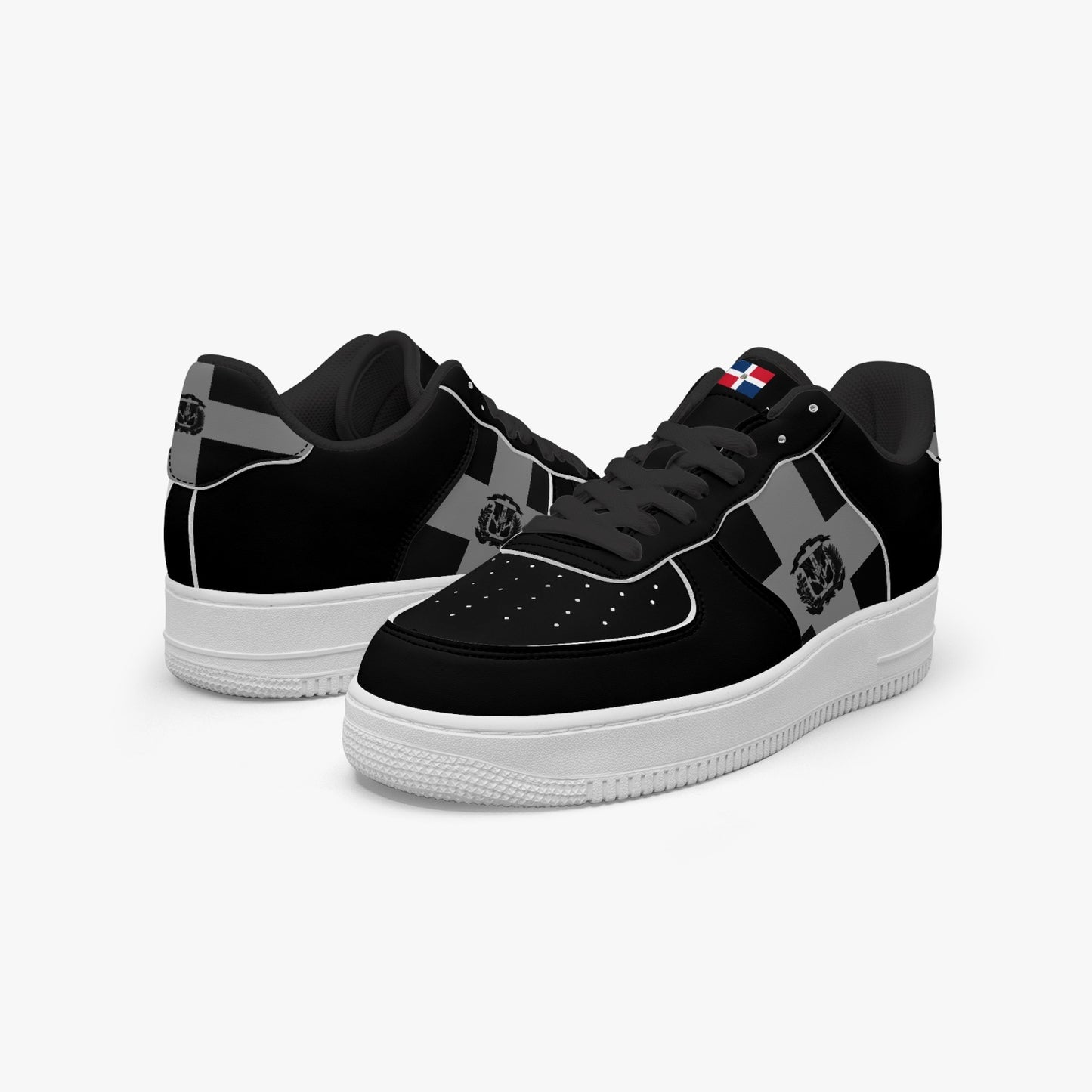 Dominican Republic Classic R-Force 1 Low Tops (Black) - Men's & Women's
