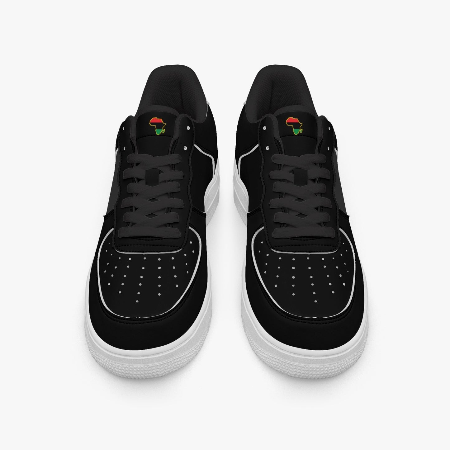 Africa Classic R-Force 1 Low Tops (Black) - Men's & Women's