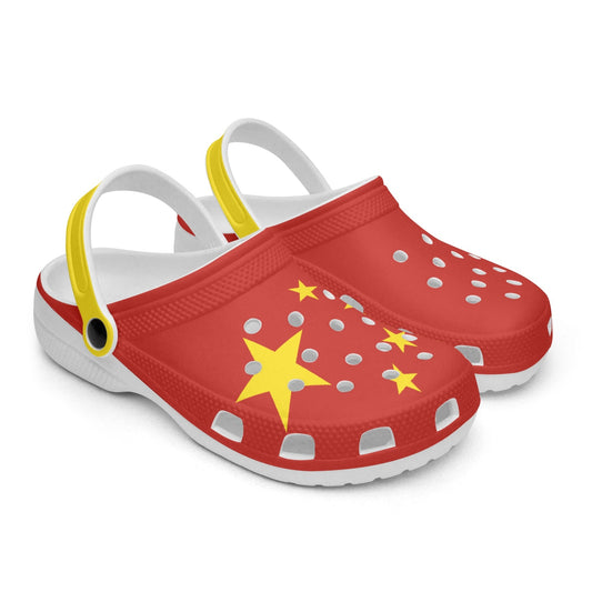 China Flag Clogs - Men & Women's