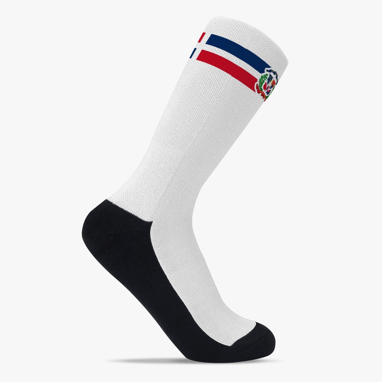 Dominican Pride Sport Socks (White)