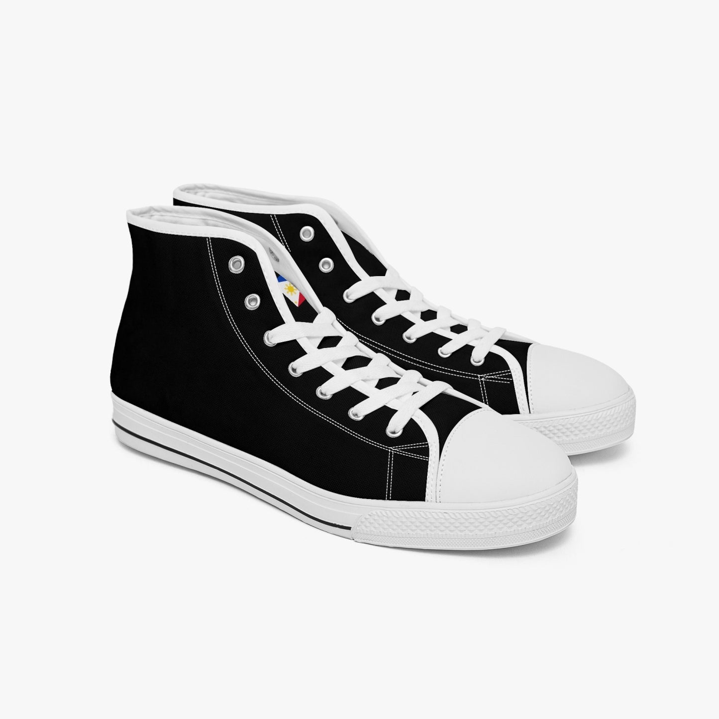 Philippines Classic Canvas High Tops (Black) - Men's & Women's