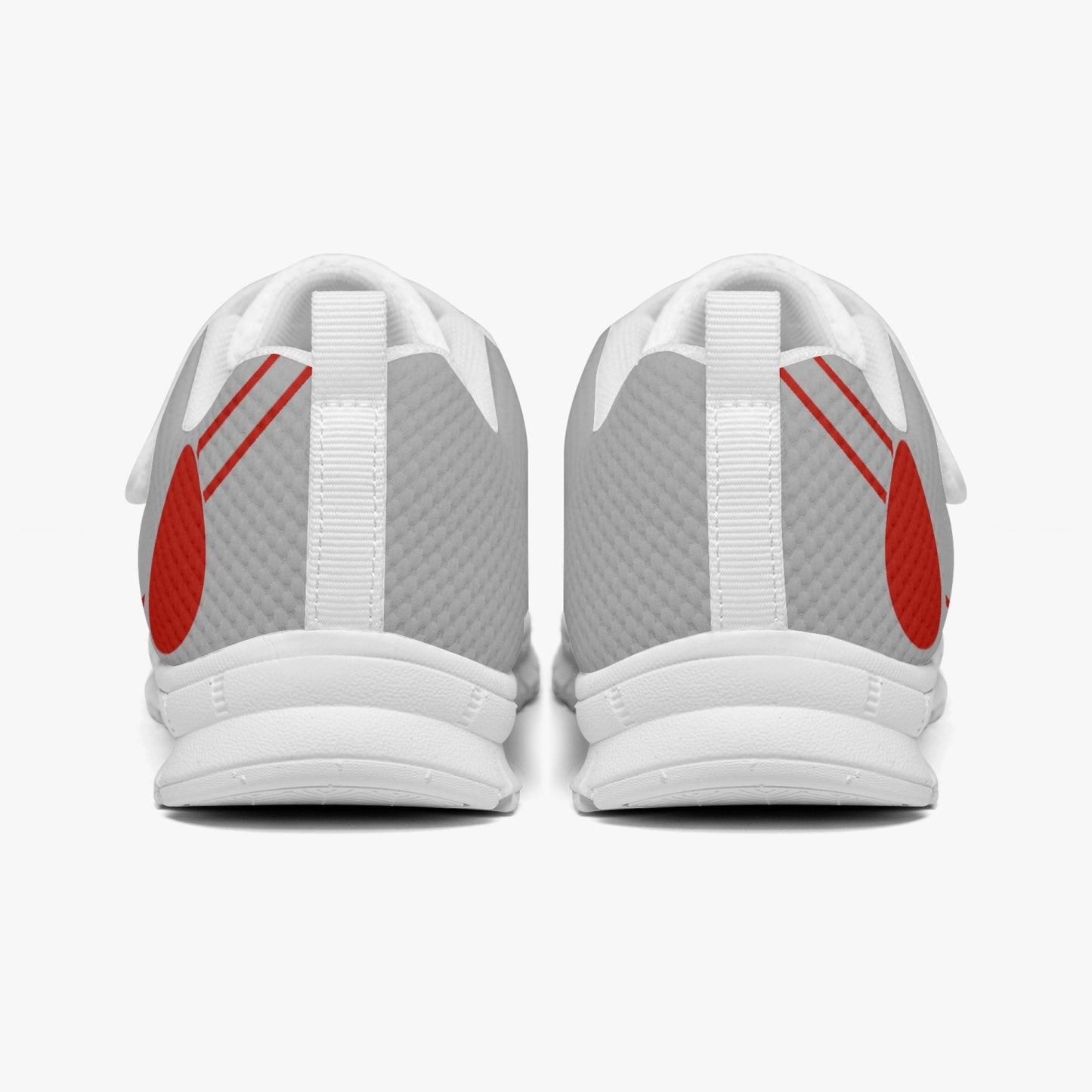 Japan Pride Kid's Lightweight Velcro Mesh Sneaker - Gray
