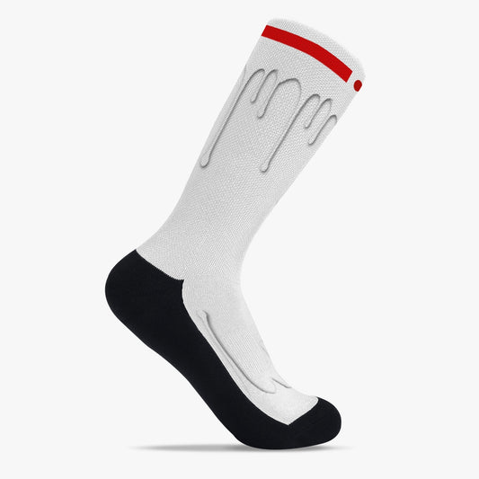 Japan Drip Sport Socks (White Drip)