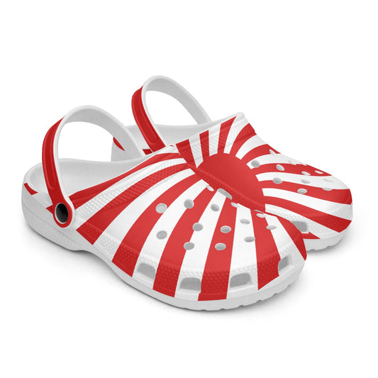 Japan Rising Sun Flag Clogs - Men's & Women's