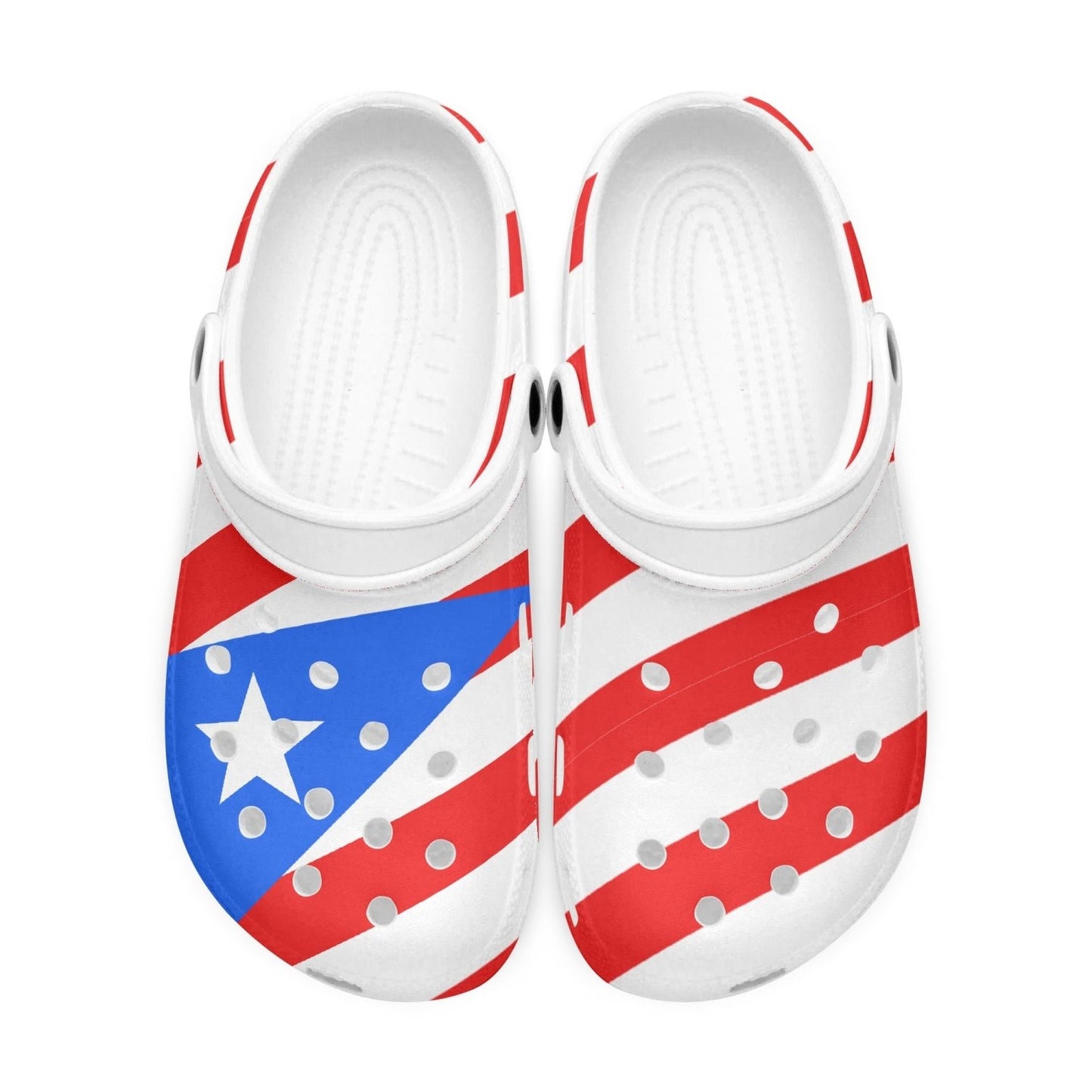 Puerto Rico Flag Clogs - Men's & Women's