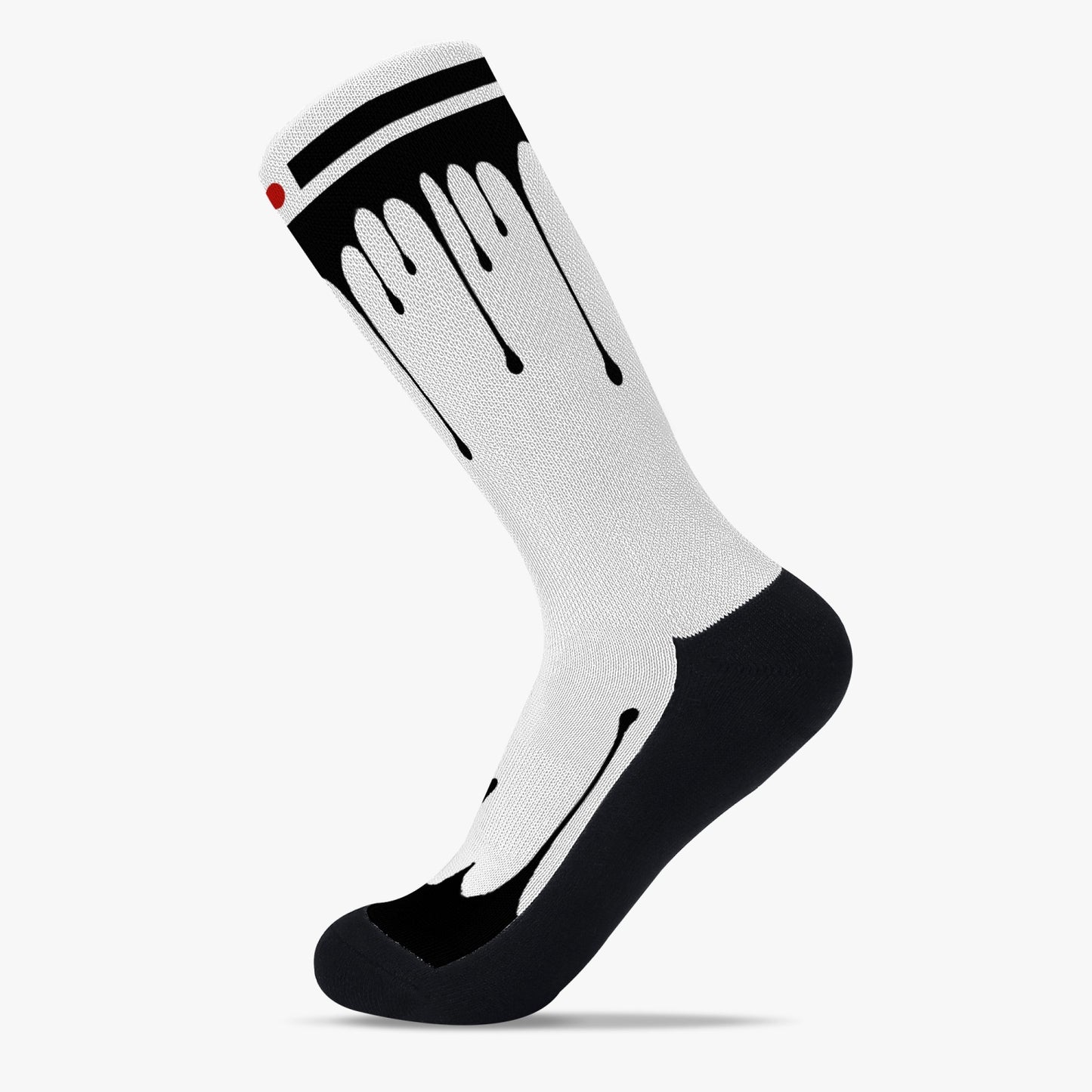 Japan Drip Sport Socks (Black Drip)