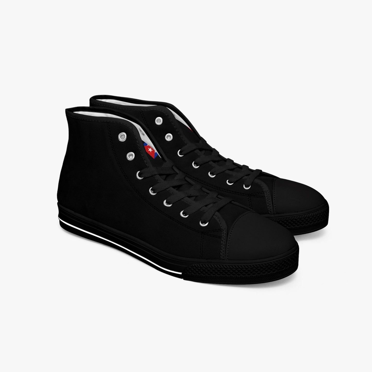 Cuba Classic Canvas High Tops (Black) - Men's & Women's