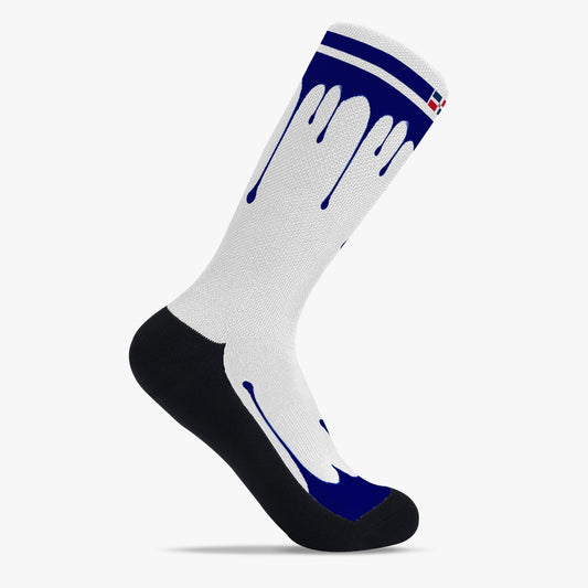 Dominican Drip Sport Socks (Blue Drip)