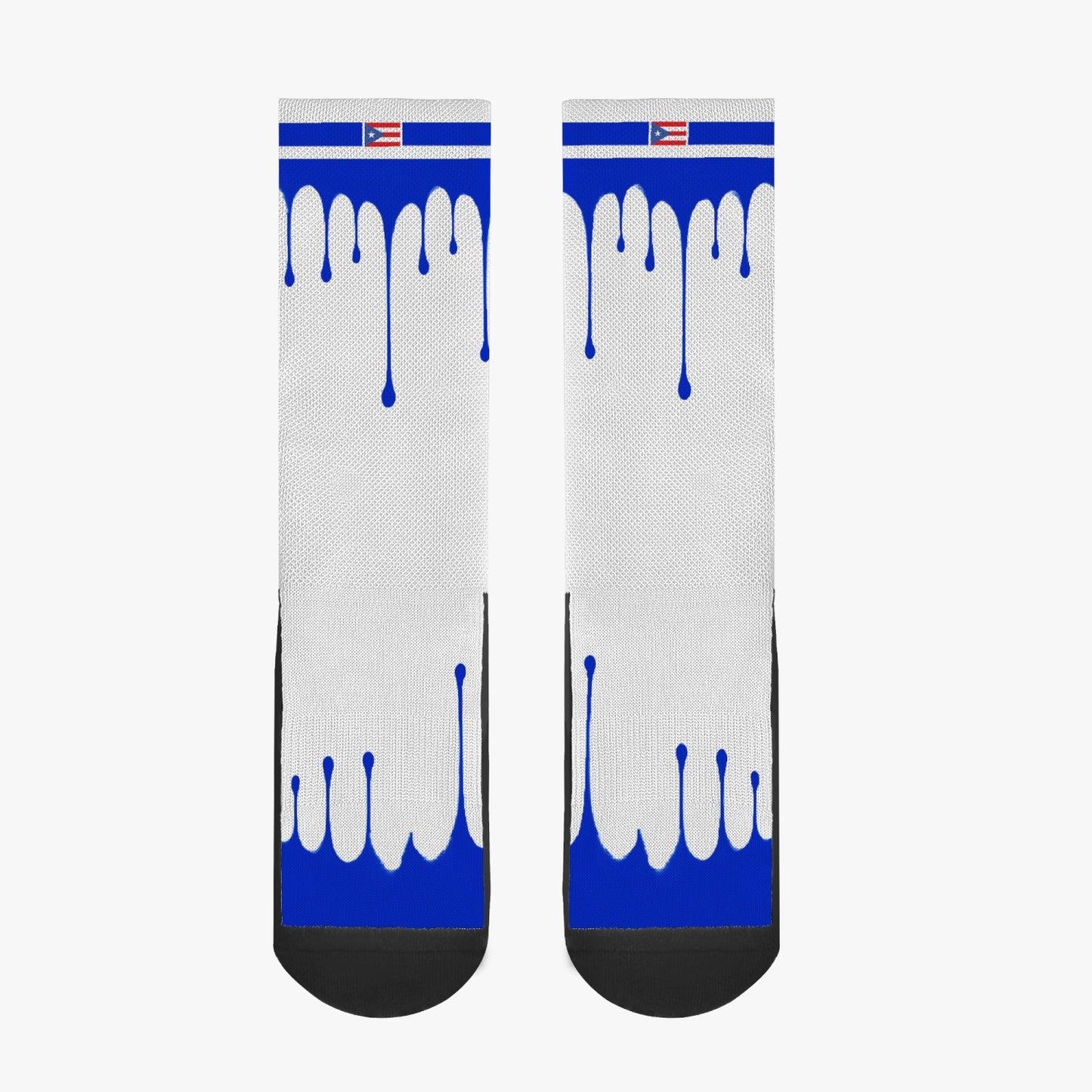 Puerto Rico Drip Sport Socks (Blue Drip)
