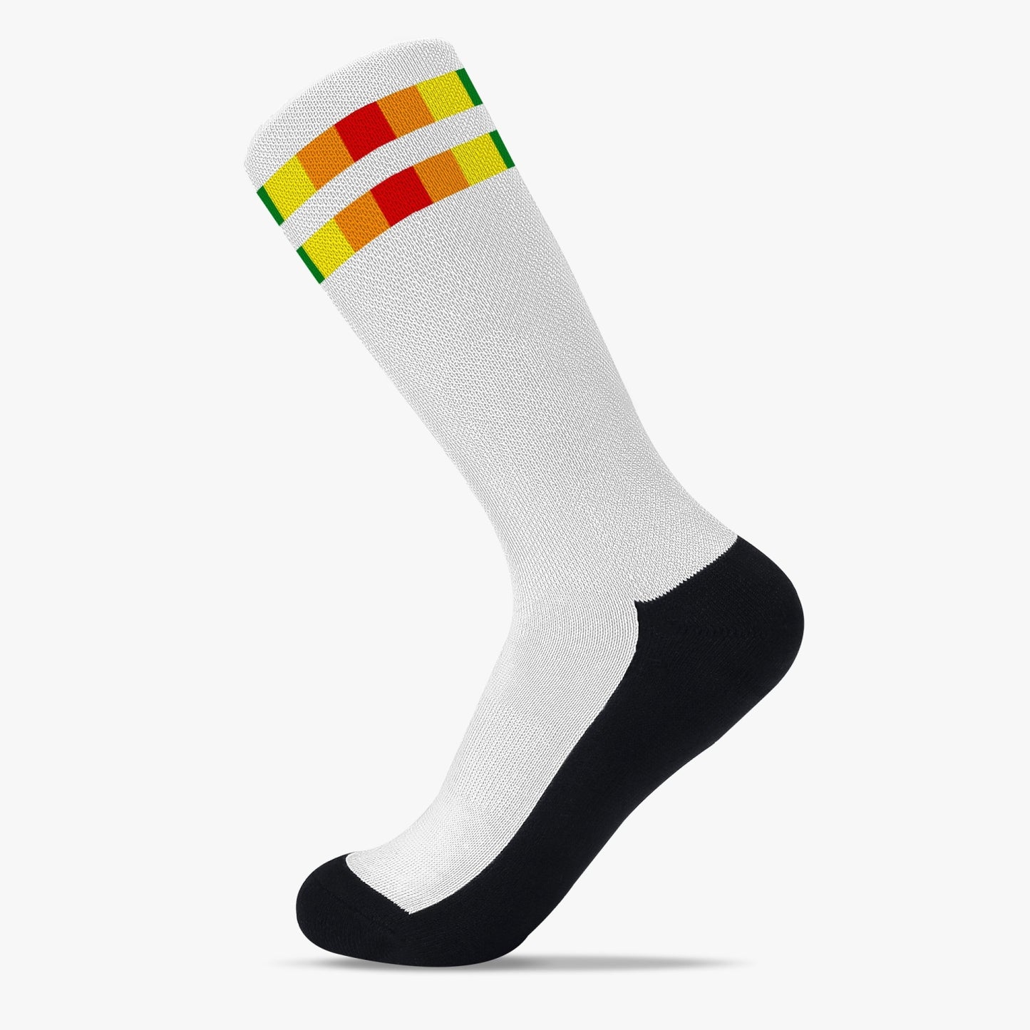 Rainbow Striped Sport Socks