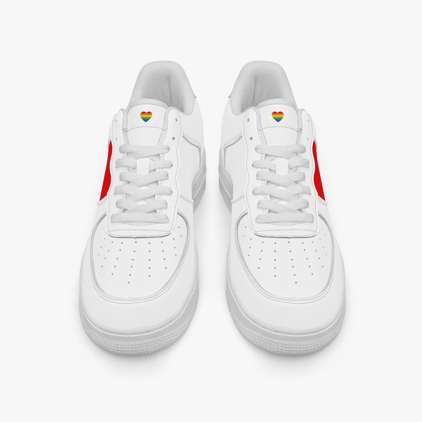 Rainbow Pride R-Force 1 Low Tops (White) - Men's & Women's