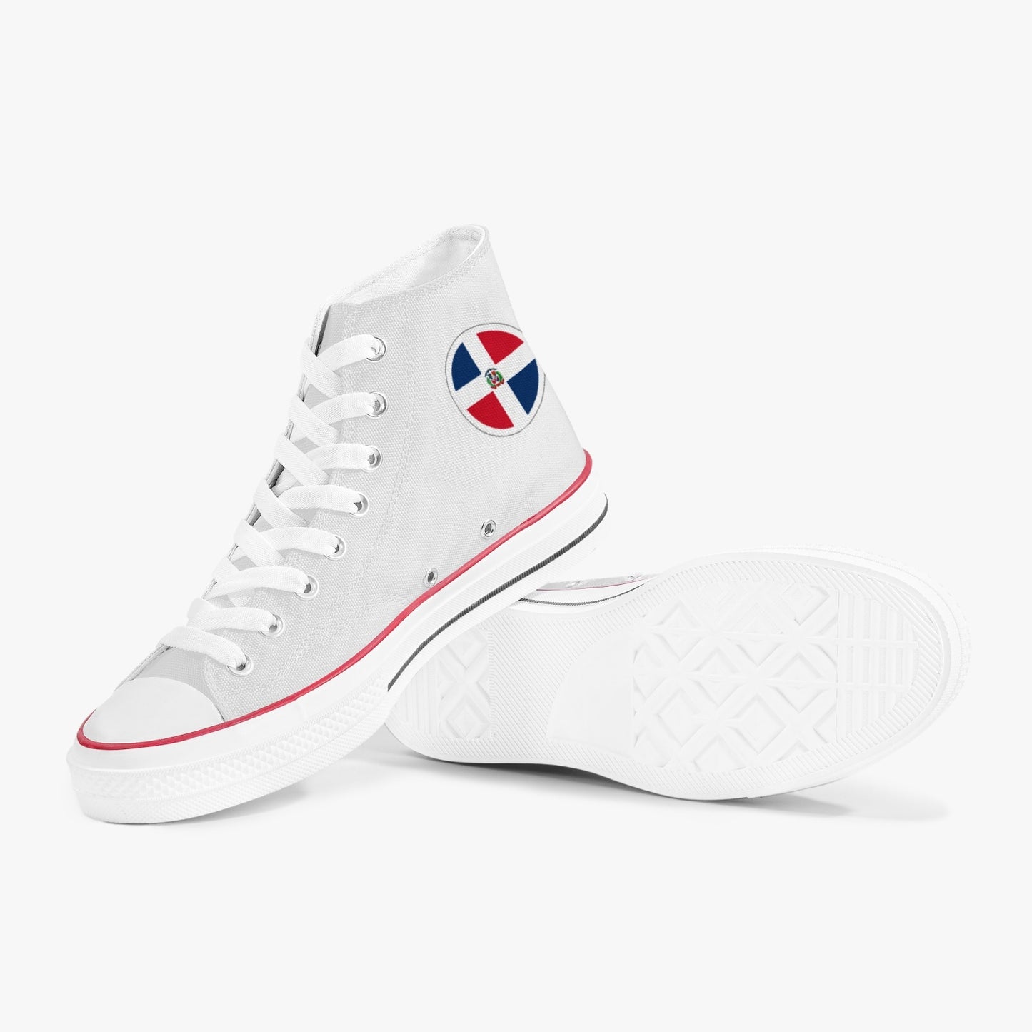 Dominican Classic Canvas High Tops (White) - Men's & Women's
