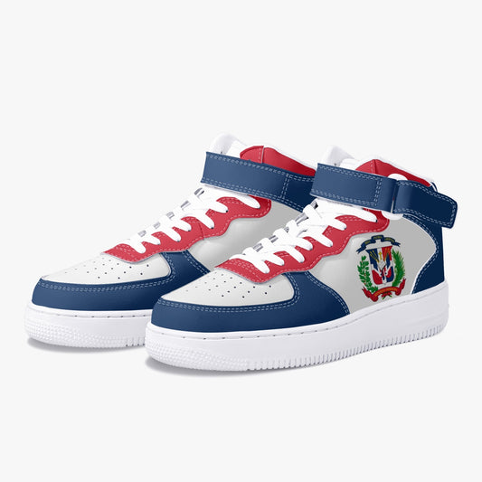 Dominican Republic Flag R-Force 1 Mid Tops - Men's & Women's