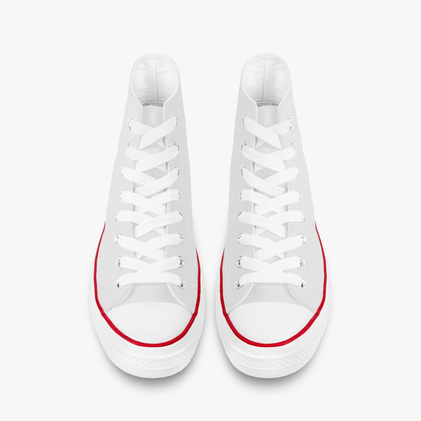 South Korea Classic Canvas High Tops (White) - Men's & Women's