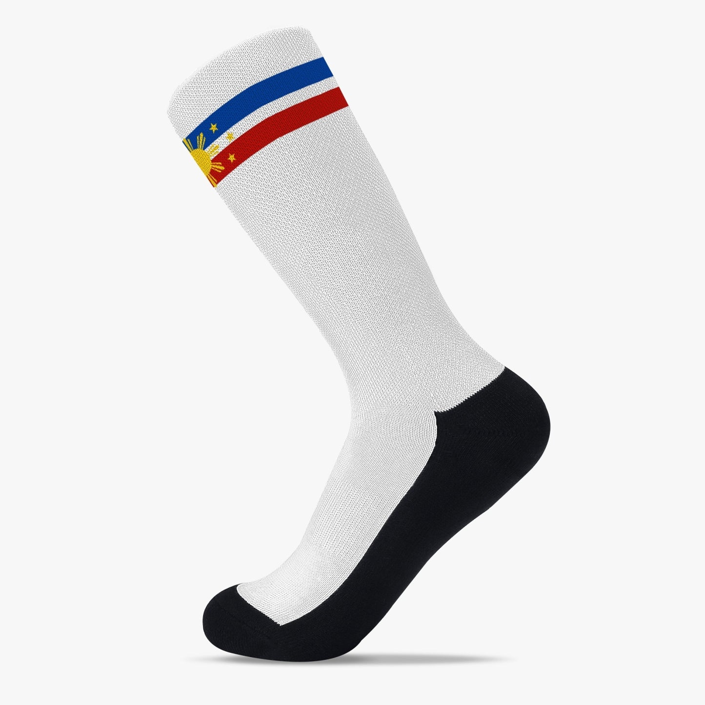 Philippines Pride Sport Socks (White)