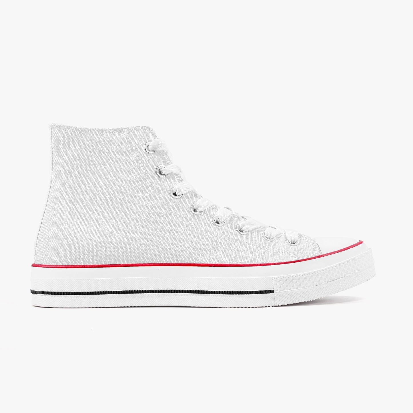 South Korea Classic Canvas High Tops (White) - Men's & Women's
