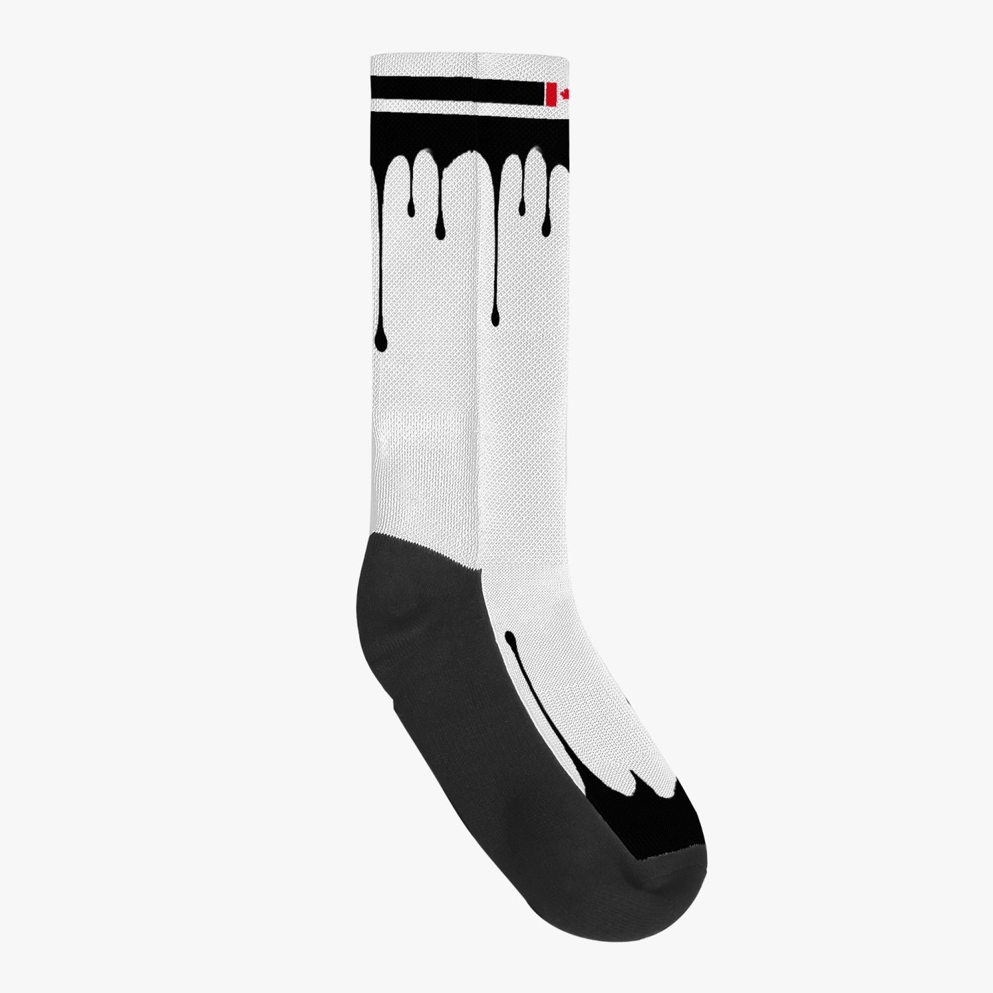 Canada Drip Sport Socks (Black Drip)