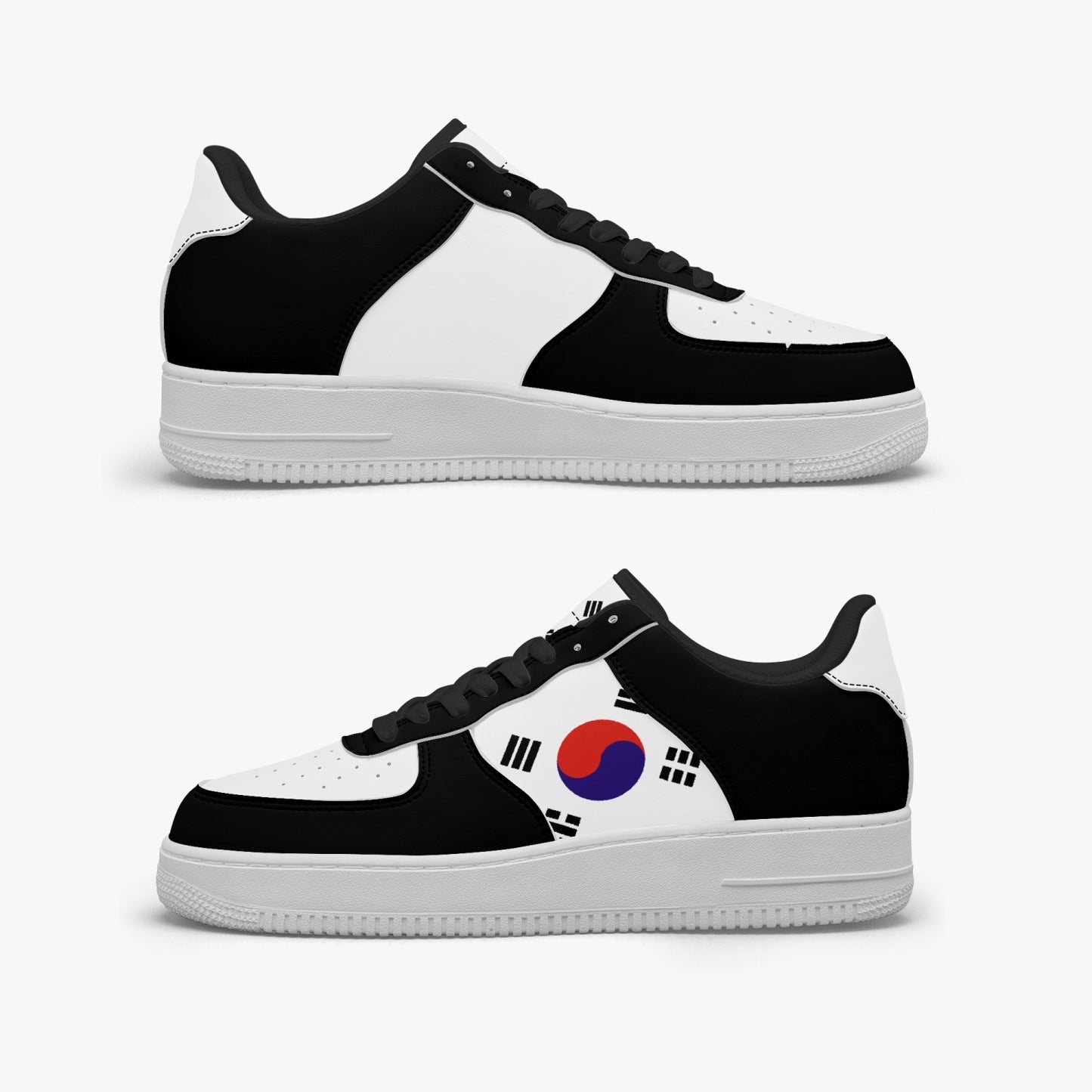 South Korea Flag R-Force 1 Low Tops - Men's & Women's