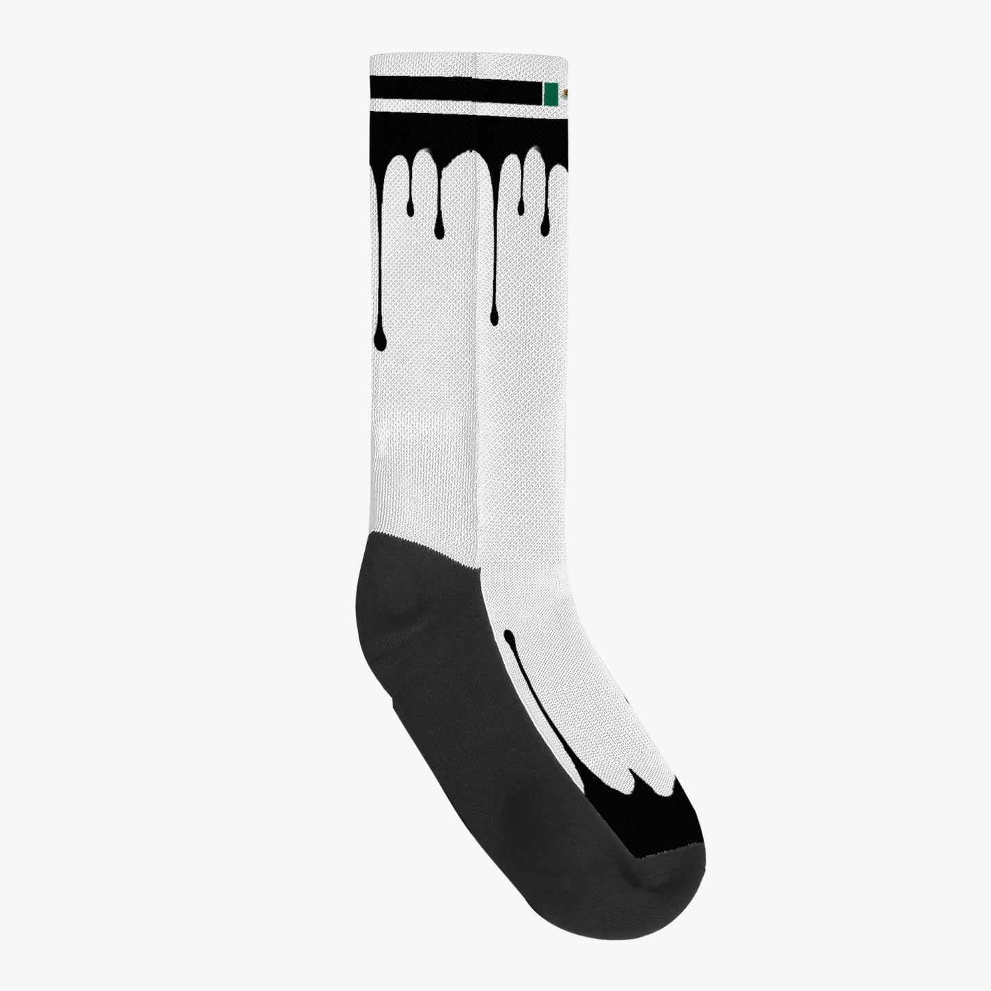 Mexico Drip Sport Socks (Black Drip)