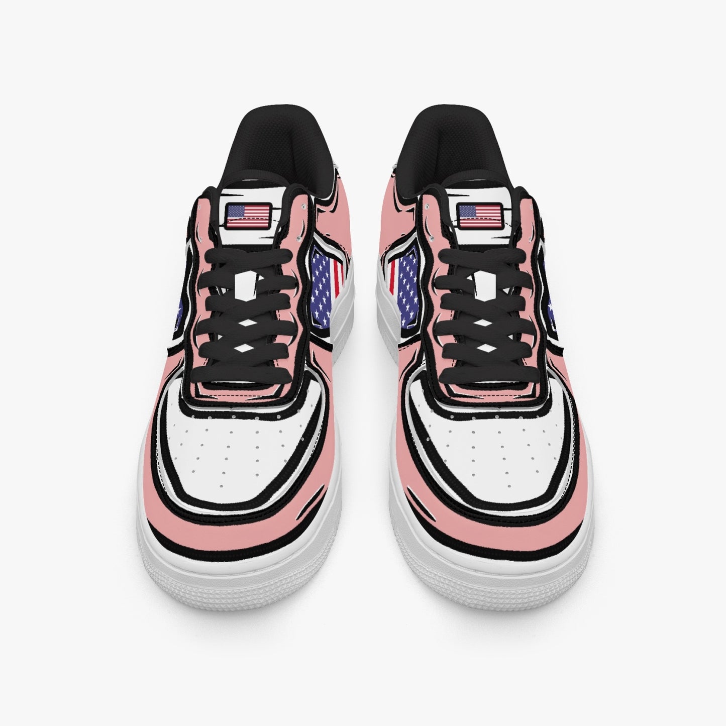 USA Cartoon Force 1 Low Tops (Pink) - Men's & Women's