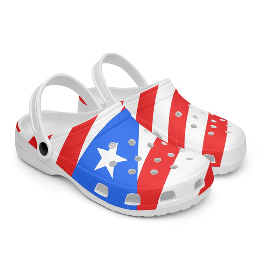 Puerto Rico Flag Clogs - Men's & Women's