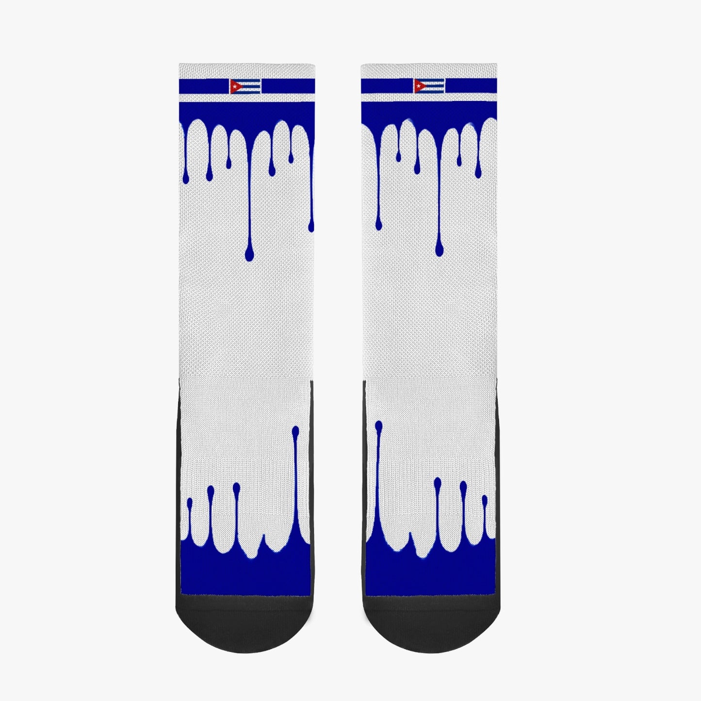 Cuba Drip Sport Socks (Blue Drip)