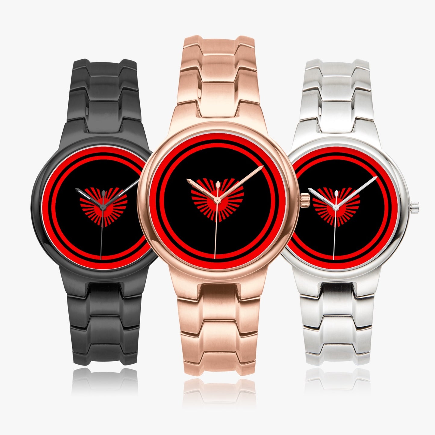 Japan Love Stainless Steel Luxury Women's Watch - Rose Gold / Silver / Black