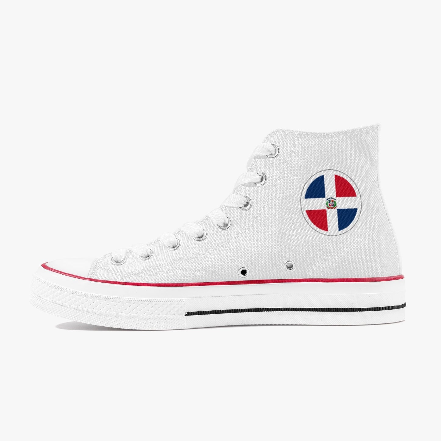 Dominican Classic Canvas High Tops (White) - Men's & Women's