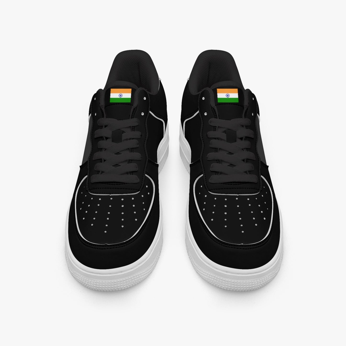 India Classic R-Force 1 Low Tops (Black) - Men's & Women's