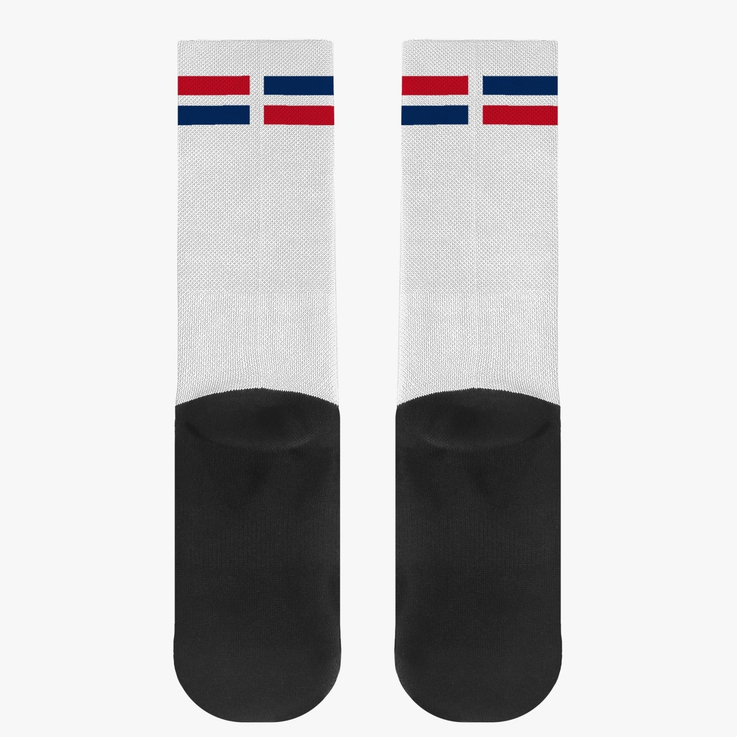 Dominican Pride Sport Socks (White)