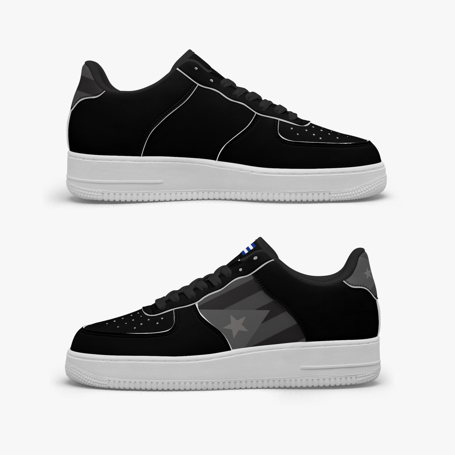 Cuba Classic R-Force 1 Low Tops (Black) - Men's & Women's