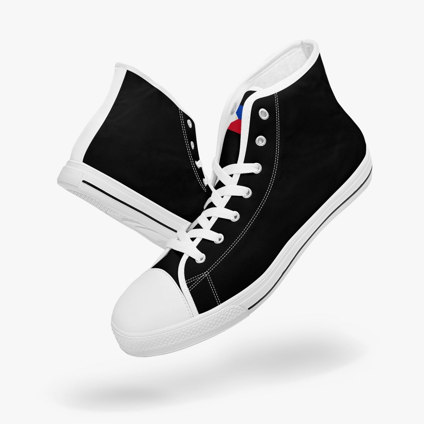 Philippines Classic Canvas High Tops (Black) - Men's & Women's