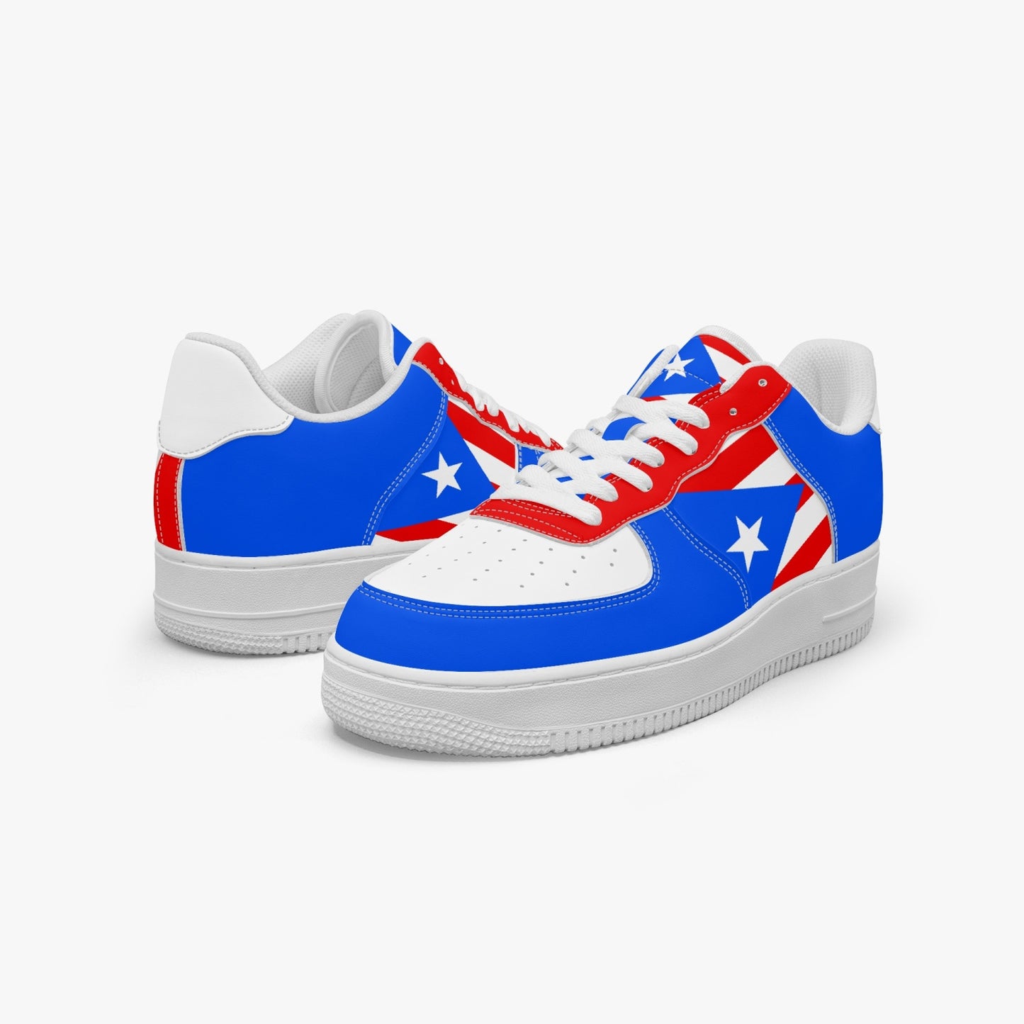 Puerto Rico Flag R-Force 1 Low Tops - Men's & Women's