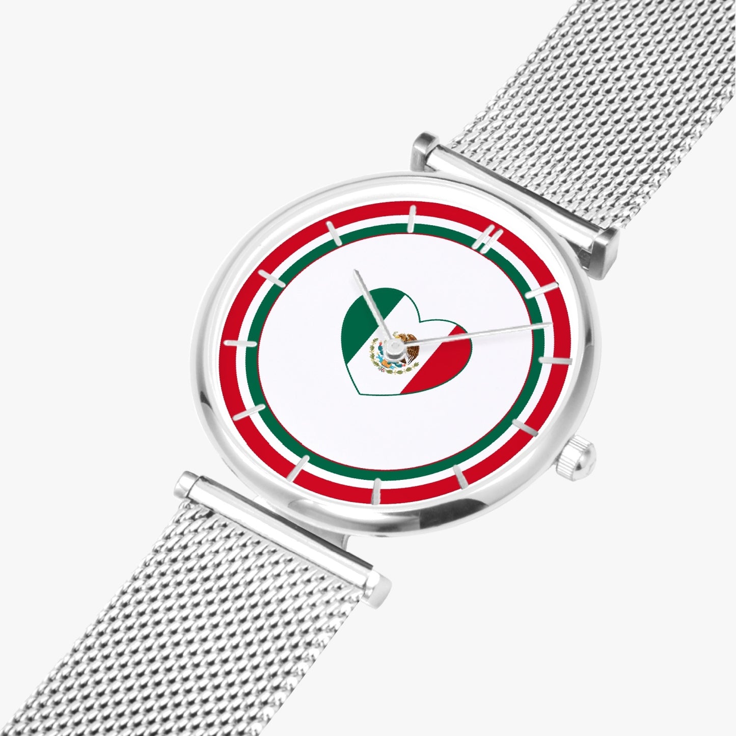 Mexico Love Ultra Thin Women's Quartz Watch - Gold / Rose Gold / Silver