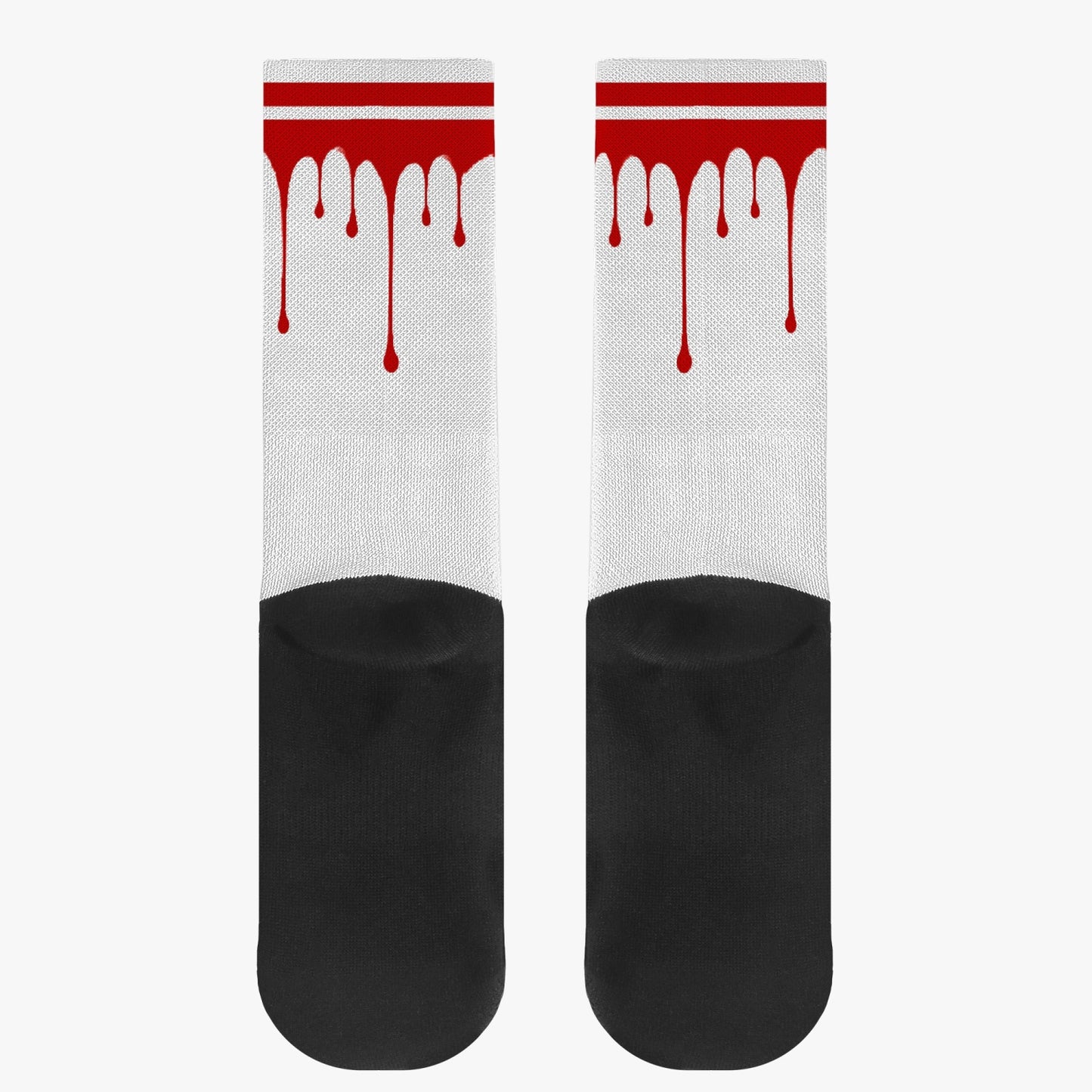 Cuba Drip Sport Socks (Red Drip)