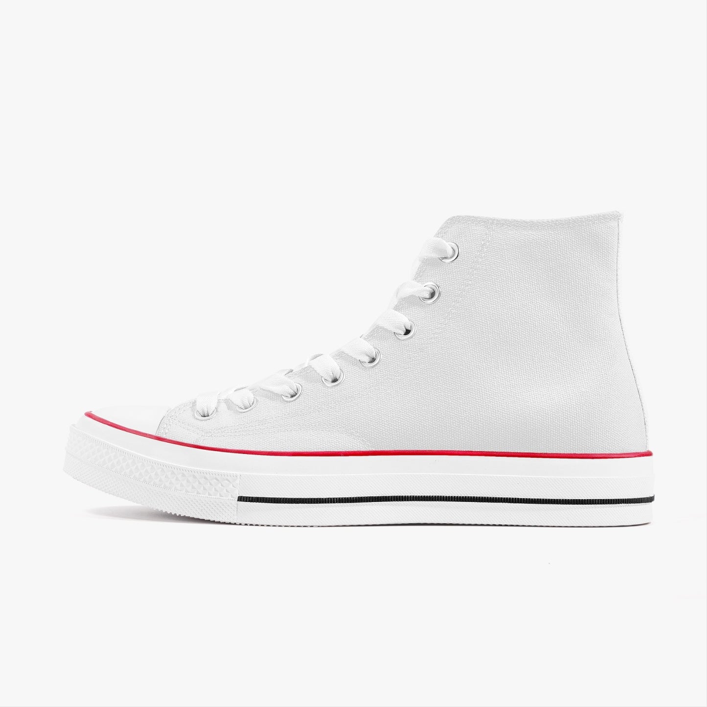 South Korea Classic Canvas High Tops (White) - Men's & Women's