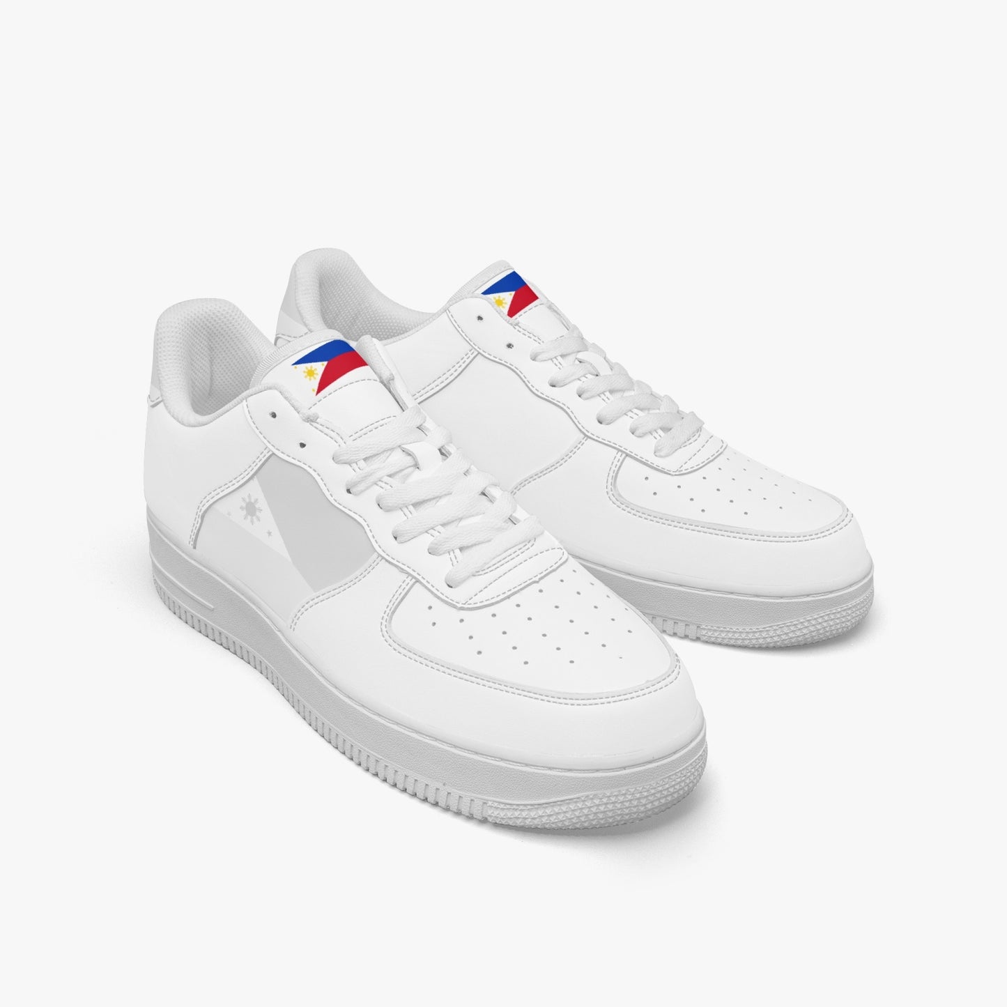 Philippines Classic R-Force 1 Low Tops (White) - Men's & Women's