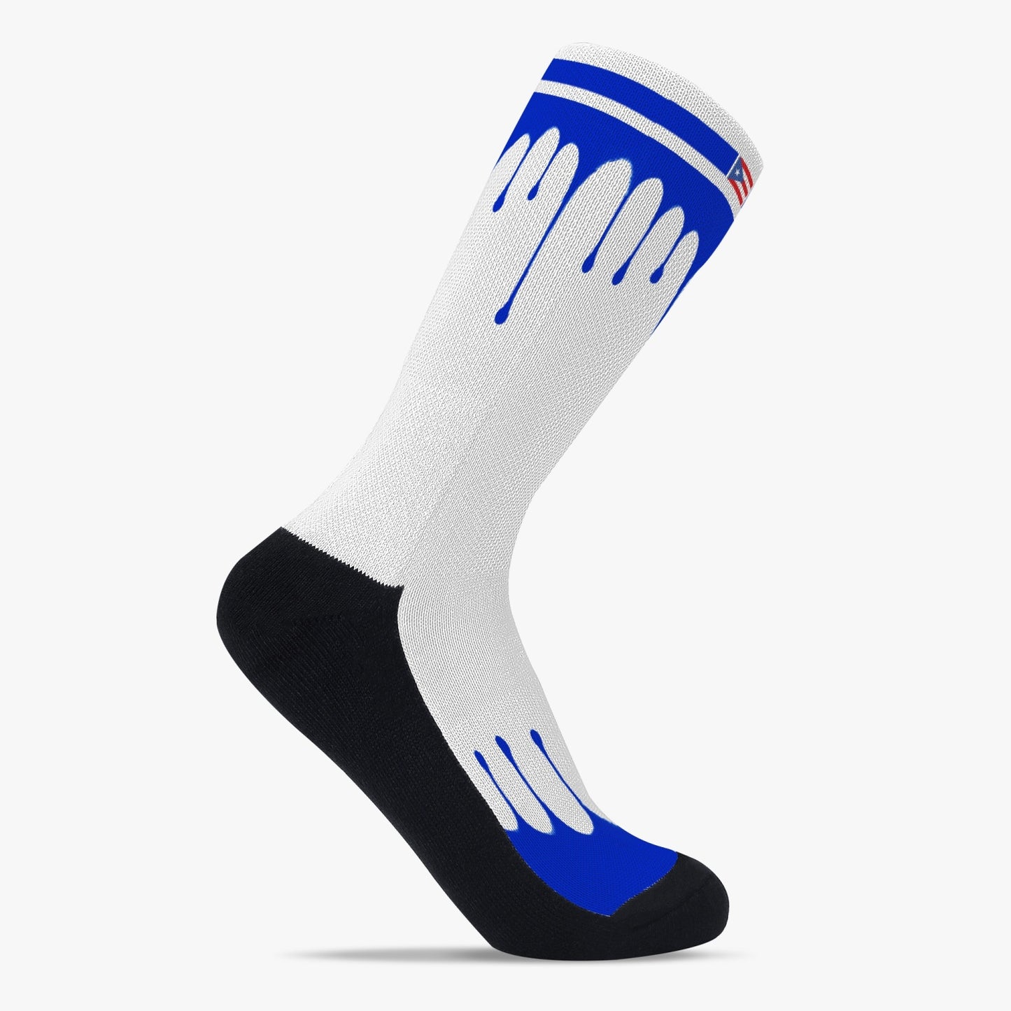 Puerto Rico Drip Sport Socks (Blue Drip)