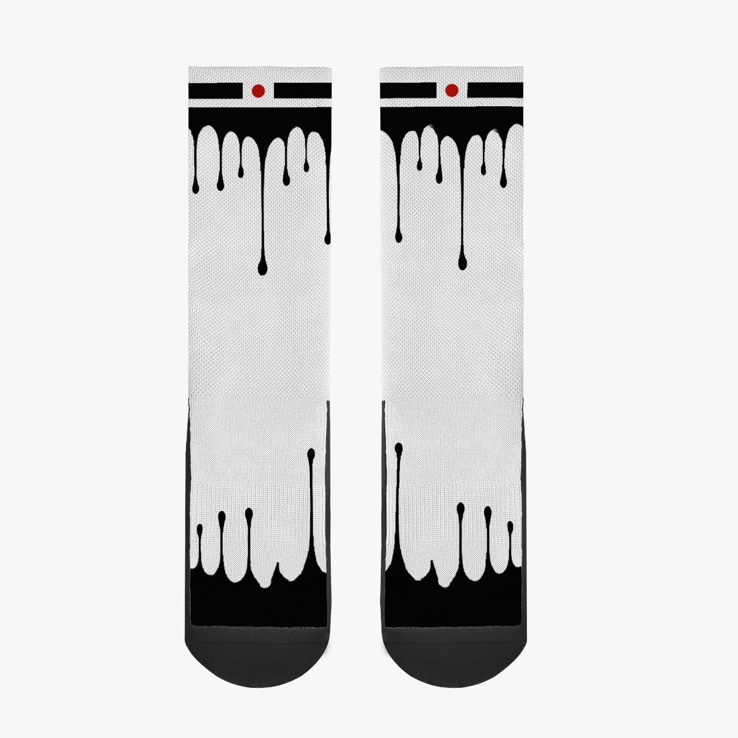 Japan Drip Sport Socks (Black Drip)