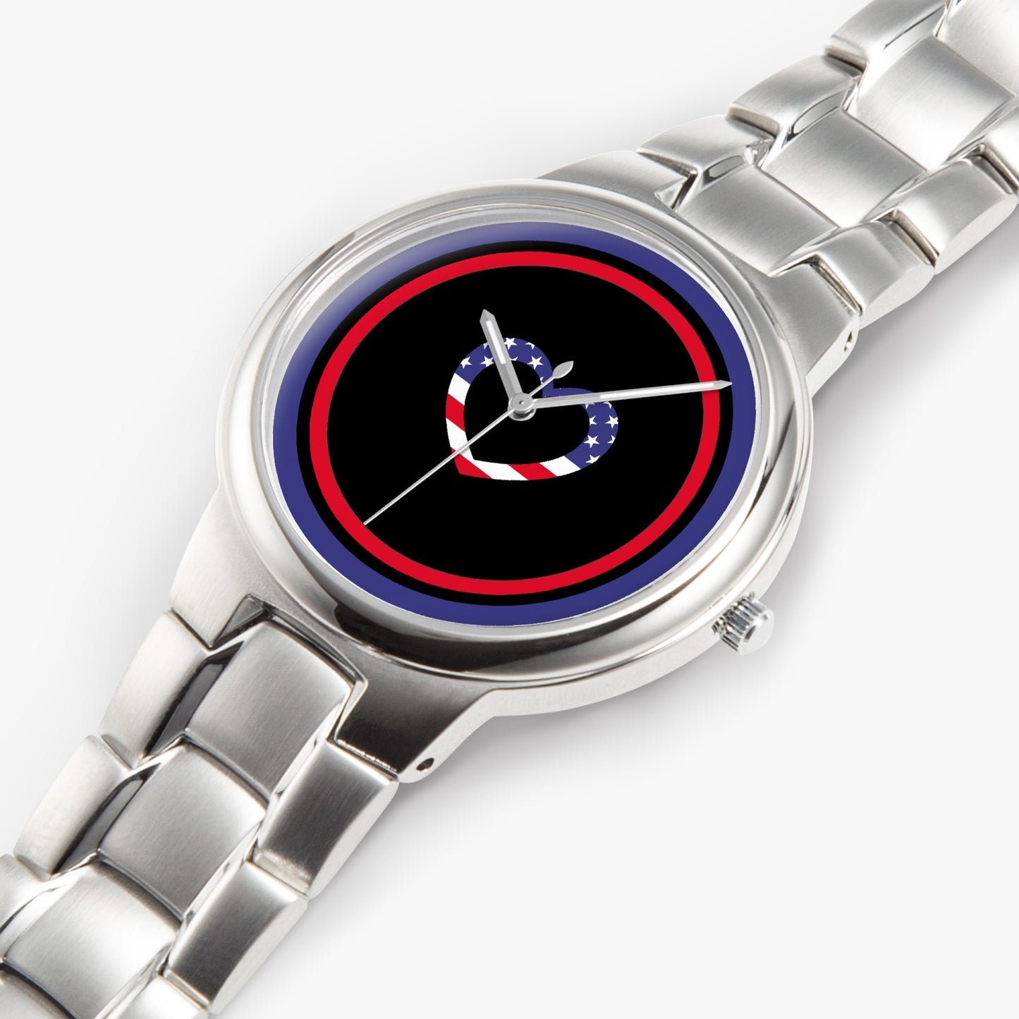 American Love Stainless Steel Luxury Women's Watch - Rose Gold / Silver / Black