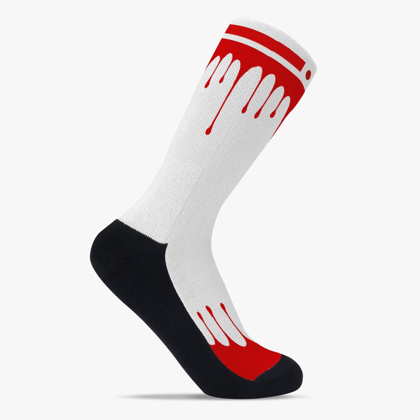 Japan Drip Sport Socks (Red Drip)