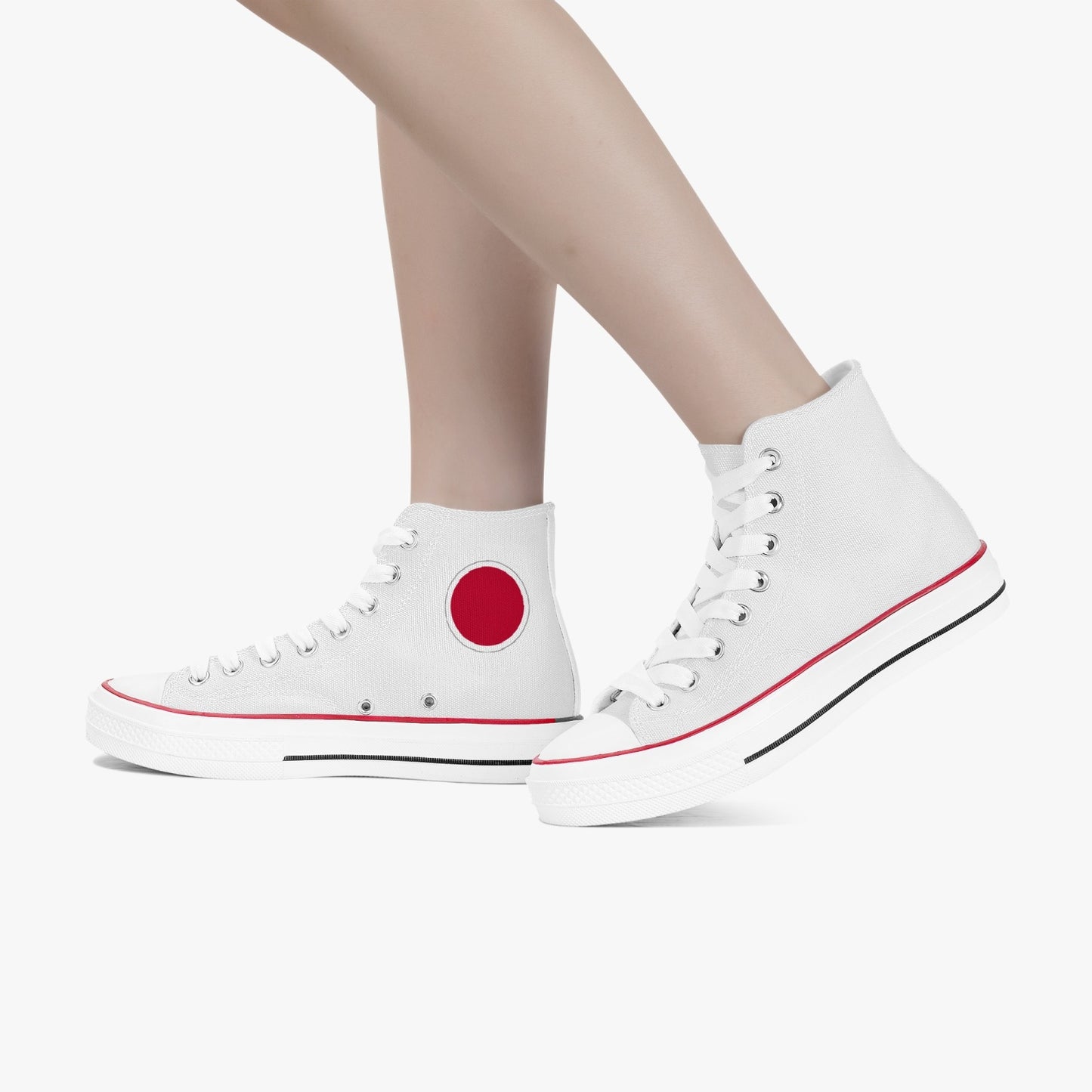 Japan Classic Canvas High Tops (White) - Men's & Women's