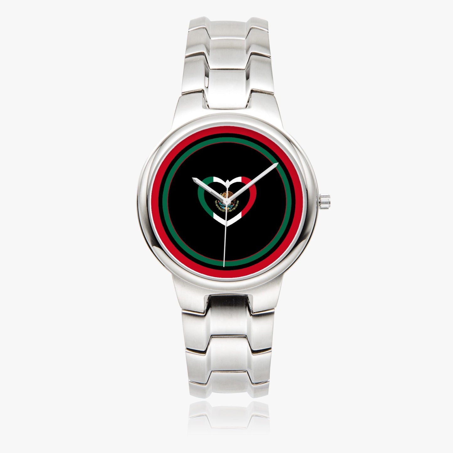 Mexico Love Stainless Steel Luxury Women's Watch - Rose Gold / Silver / Black