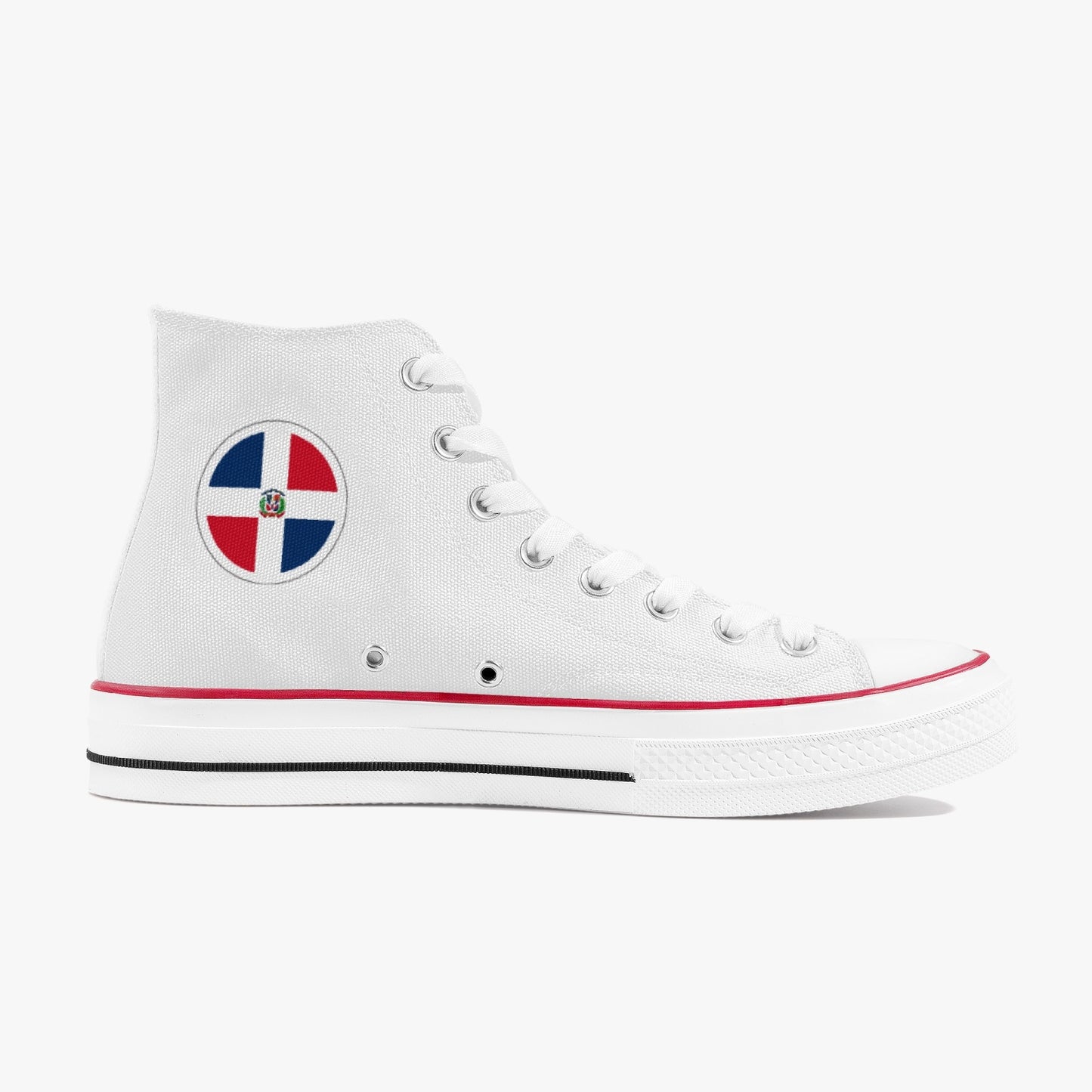 Dominican Classic Canvas High Tops (White) - Men's & Women's