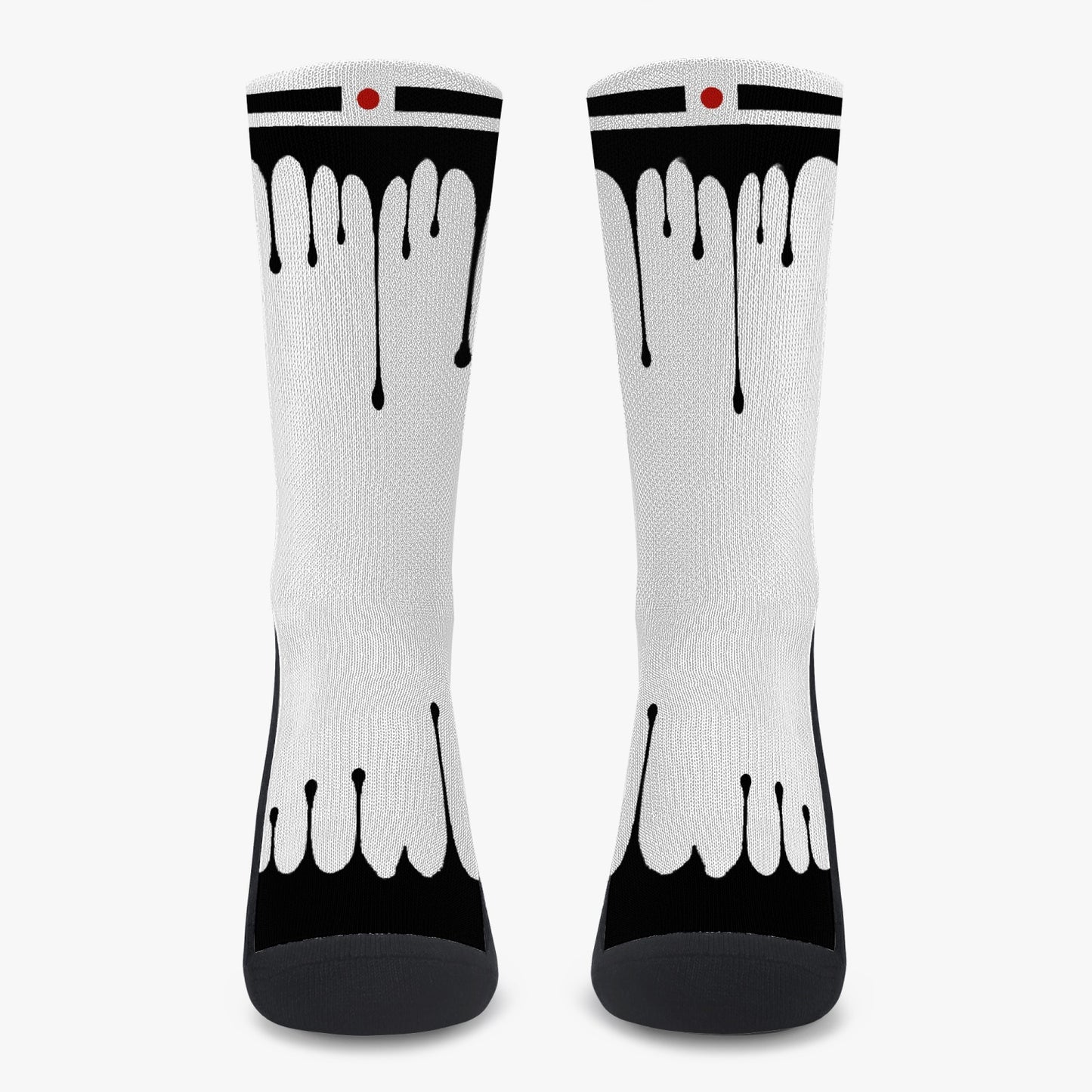 Japan Drip Sport Socks (Black Drip)