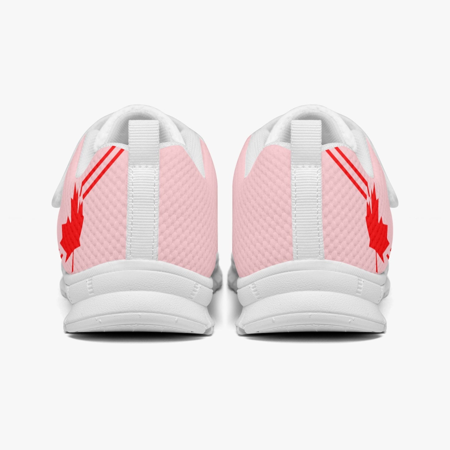 Canada Pride Kid's Lightweight Velcro Mesh Sneaker - Pink