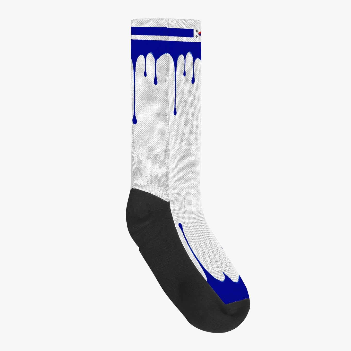 South Korea Drip Sport Socks (Blue Drip)