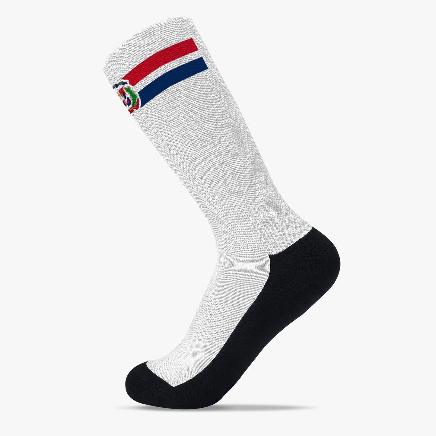 Dominican Pride Sport Socks (White)