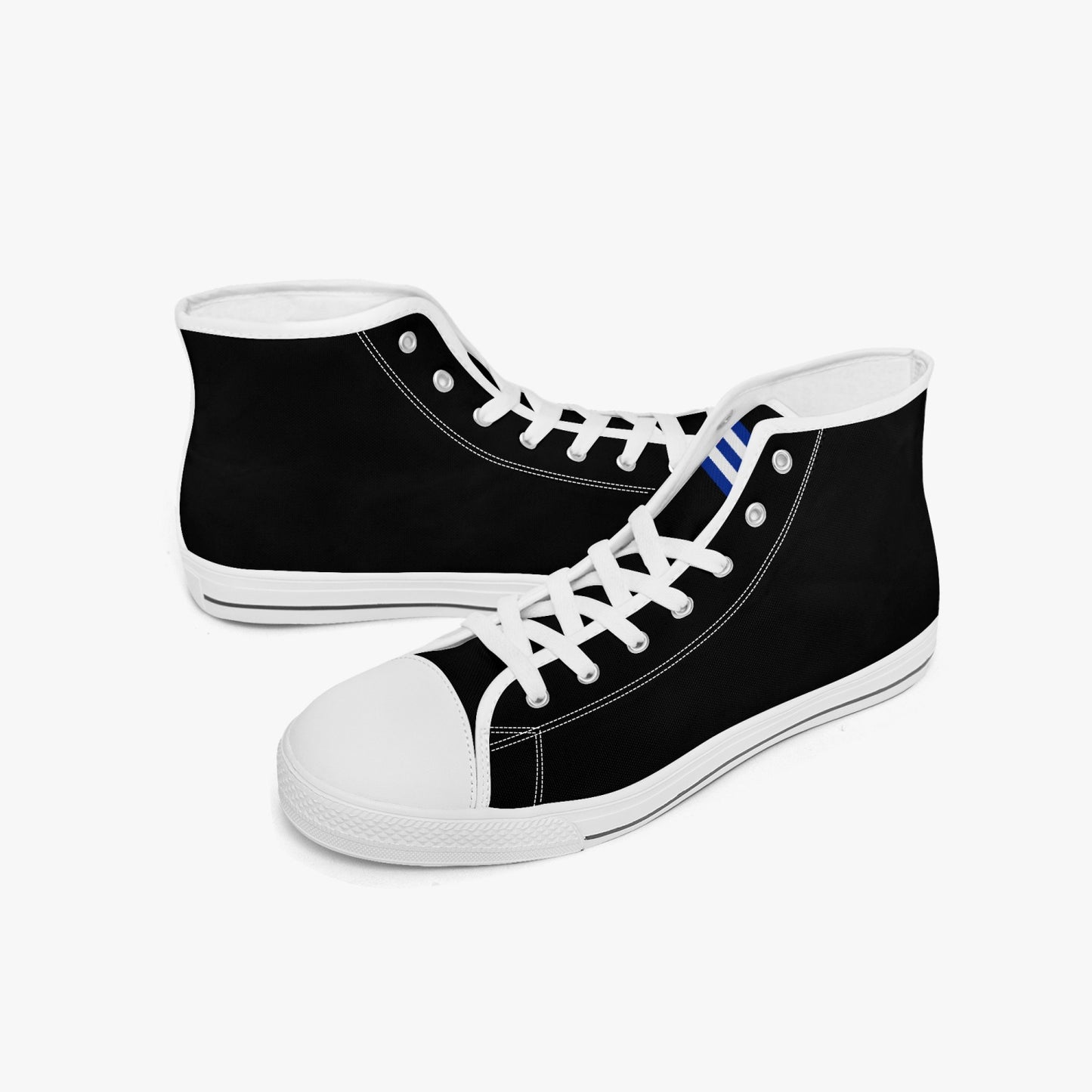 Cuba Classic Canvas High Tops (Black) - Men's & Women's