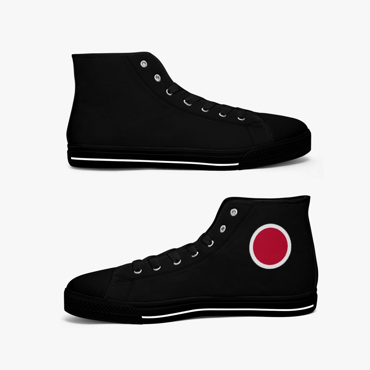 Japan Classic Canvas High Tops (Black) - Men's & Women's